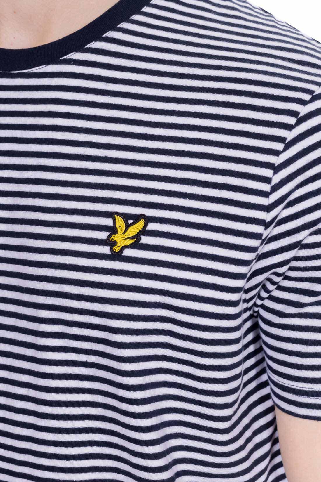 Camiseta para Hombre Lyle & scott Linen blend Blanco 5/5