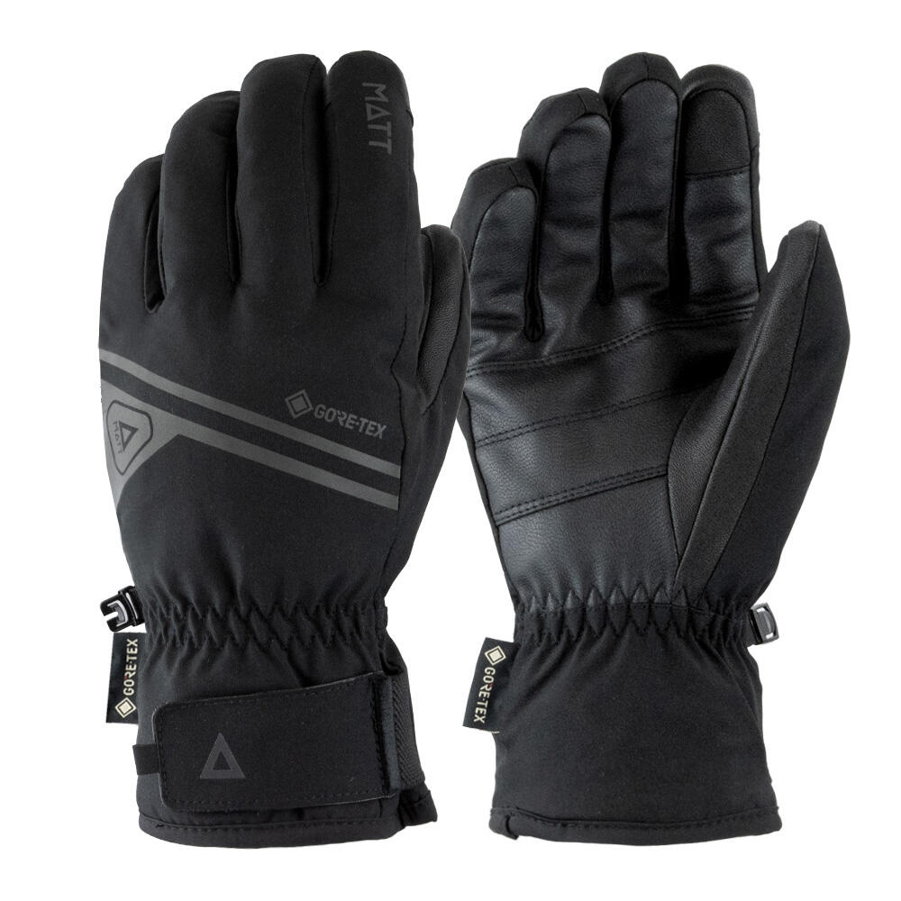 MATT Skihandschuhe für Herren PriMatt GTX Gloves - Gore-tex® - Schwarz
