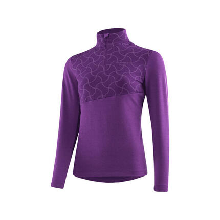 T-shirt pour femmes à manches longues Midlayer Hywa Grace Transtex® - Violet