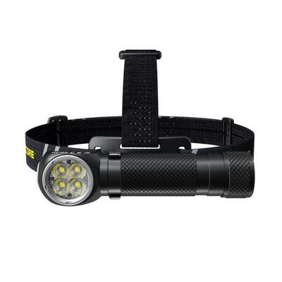 Stirnlampe HC35 und Taschenlampe in einem - 2700 Lumen - Schwarz