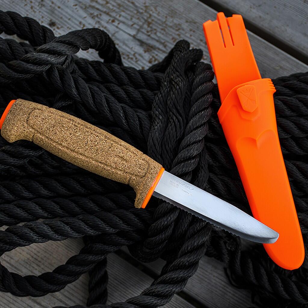 Survivalmes Floating Drijvend Serrated Kurk - Oranje 2/5
