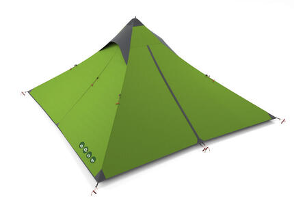 Tente HUSKY SAWAJ TREK 2 places ultralégère nylon verte