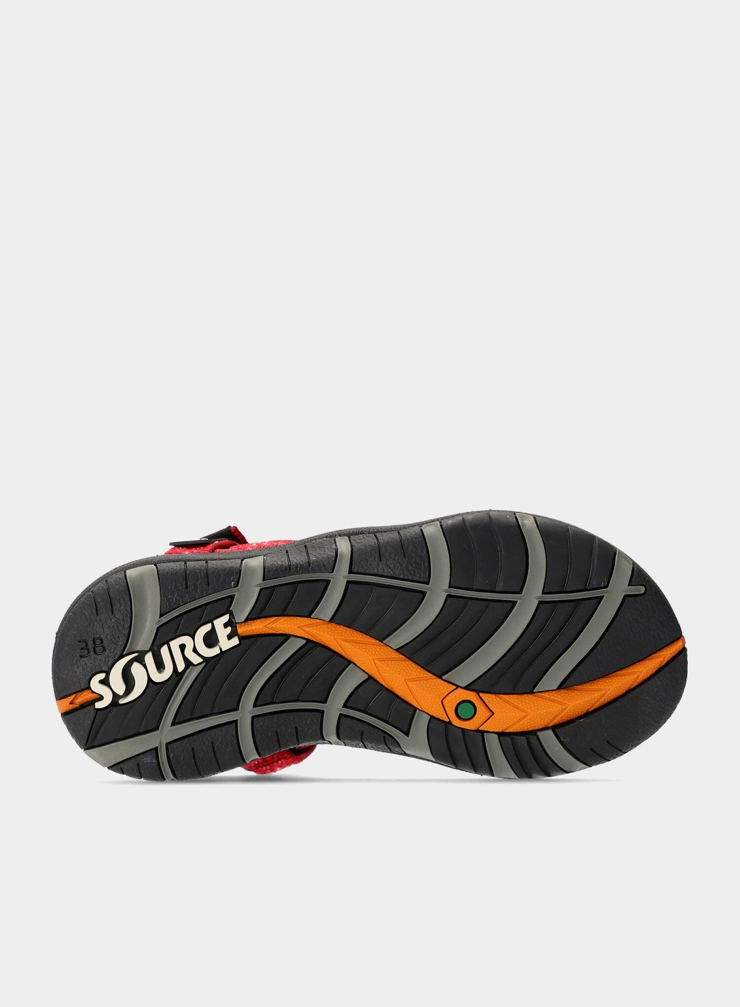 Damen-Sandalen Source Gobi Tribal Rot Sohle A R T Grip EVA X Strap 6-Punkte 2/7