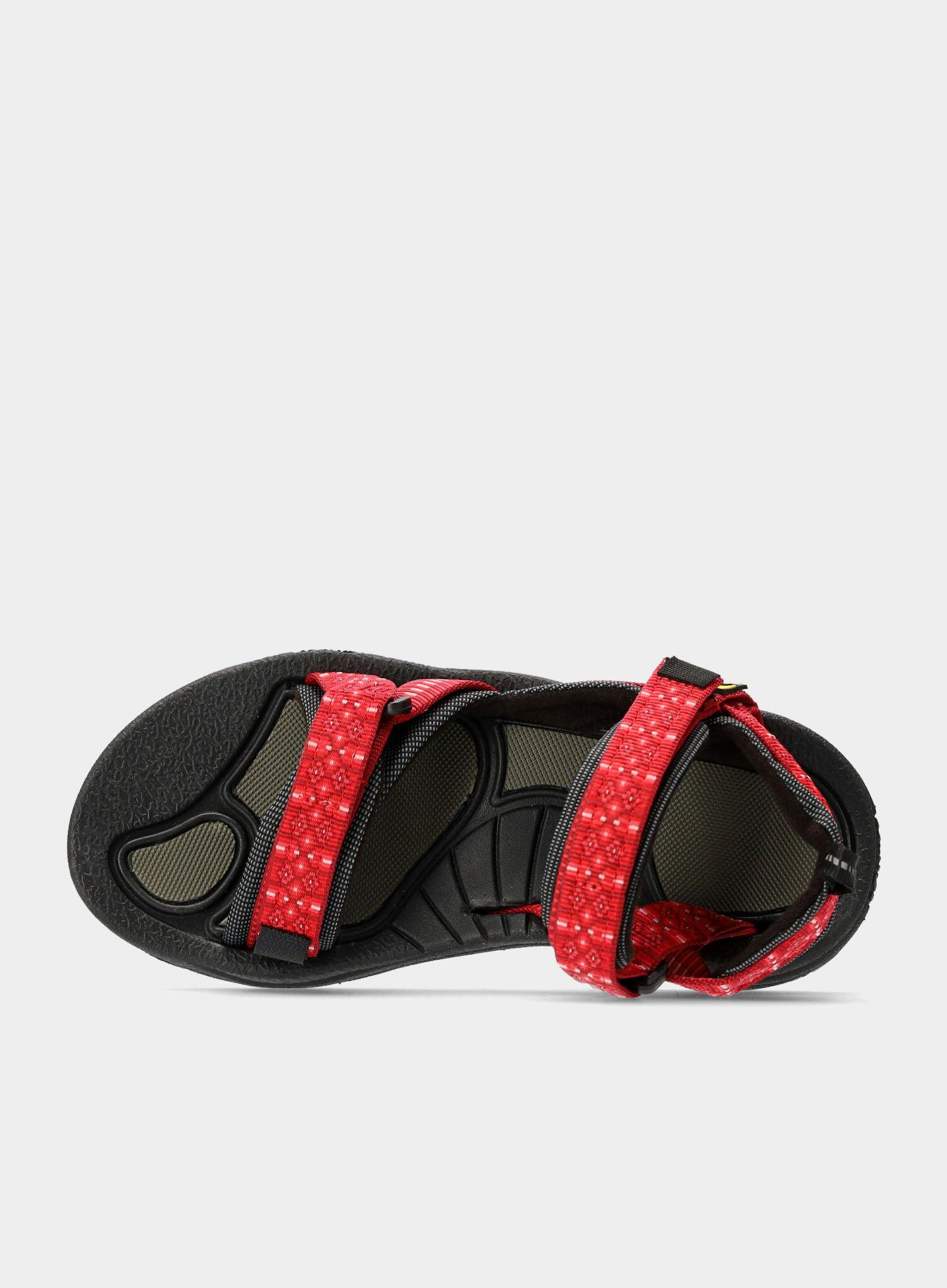 Damen-Sandalen Source Gobi Tribal Rot Sohle A R T Grip EVA X Strap 6-Punkte 5/7