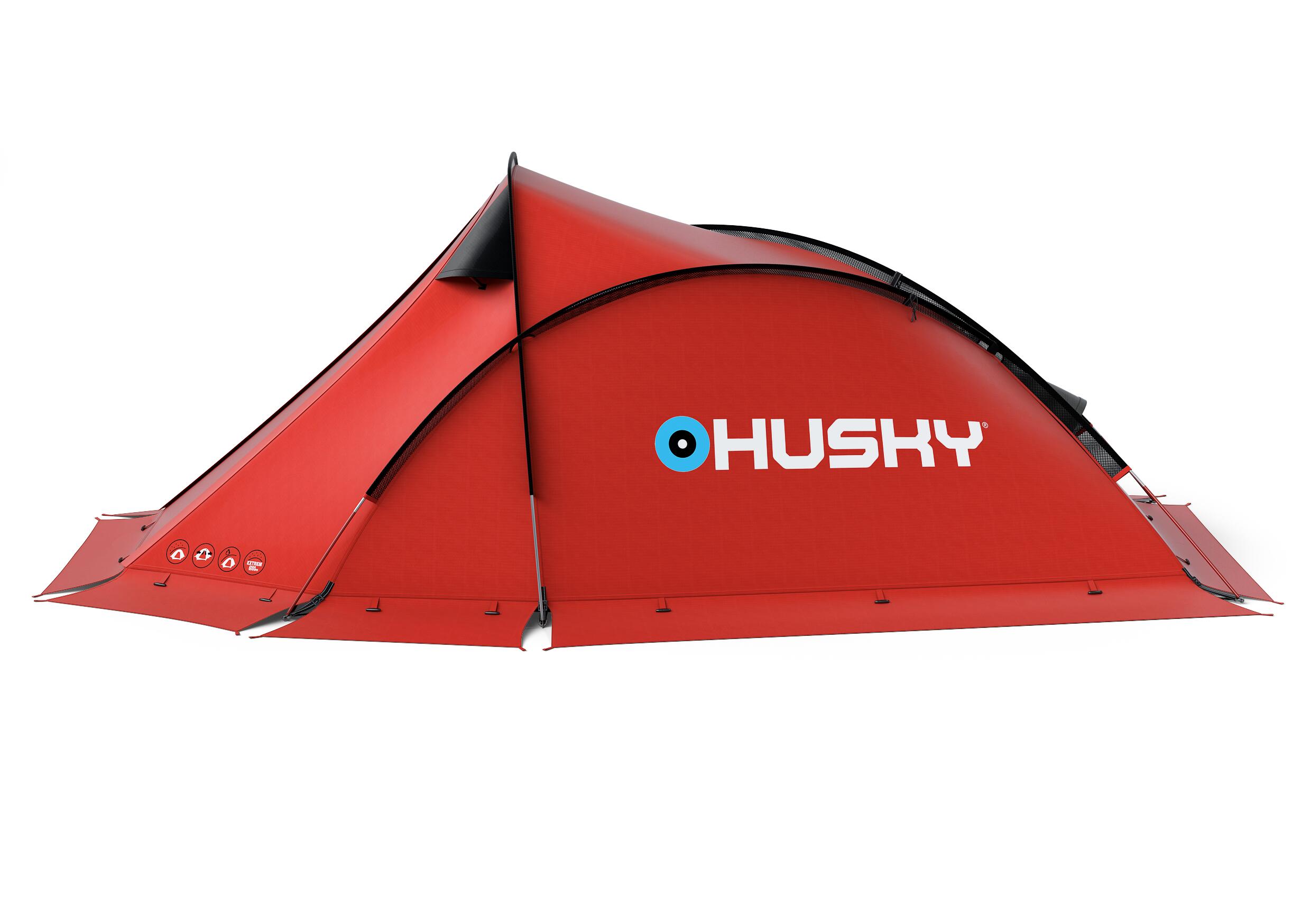 Tente HUSKY Flame 1 1 personne polyester 4 saisons 2/5