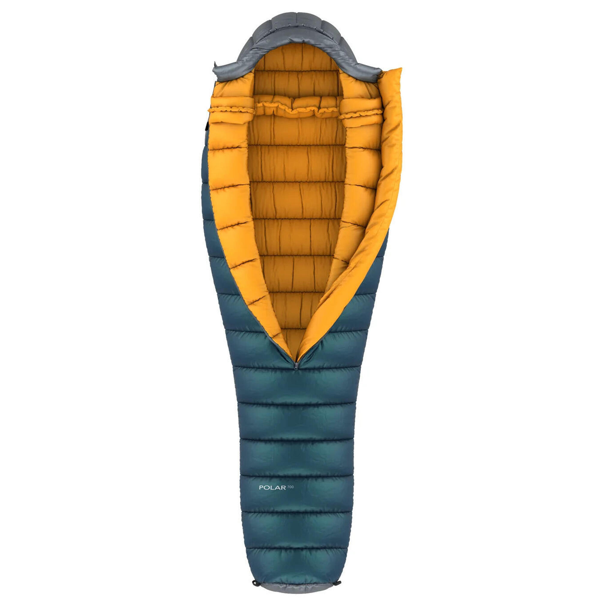 Hannah - Hannah Four Seasons Sac De Couchage Polar 700, Confort -7°c, 195 - Sac De Couchage - Bleu|jaune - 195 Cm - Decathlon