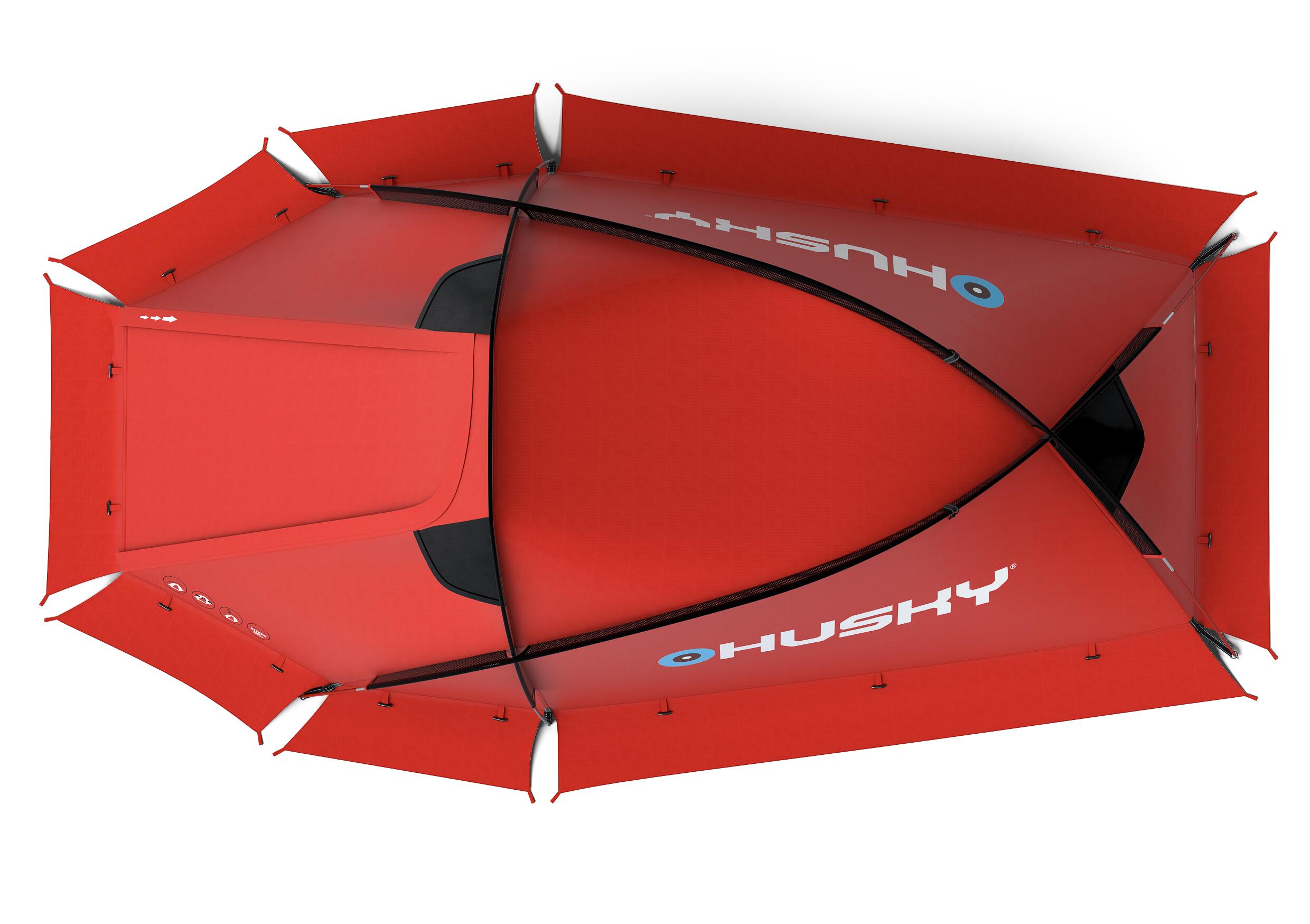 Tente HUSKY Flame 1 1 personne polyester 4 saisons 4/5