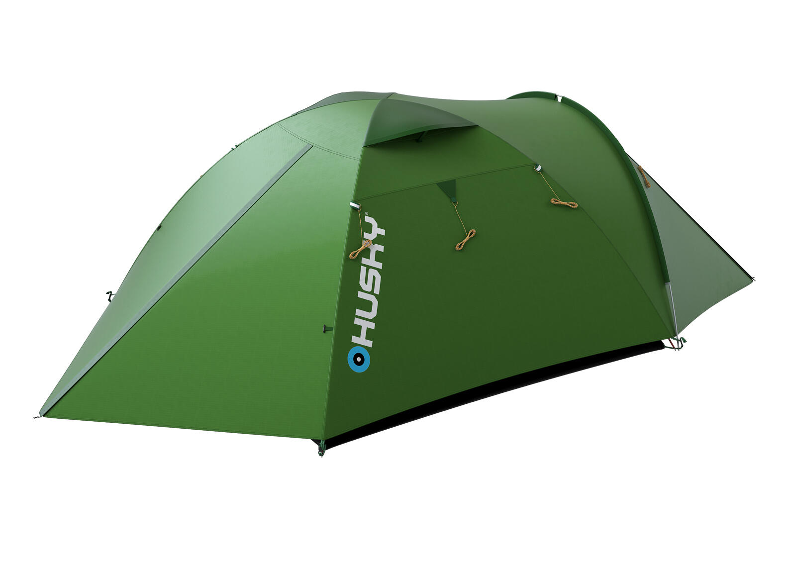 Tenda HUSKY BARON 4 3 stagioni poliestere verde 4 posti 4/5