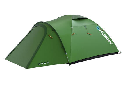 Tente HUSKY BARON 4 3 saisons polyester verte 4 places