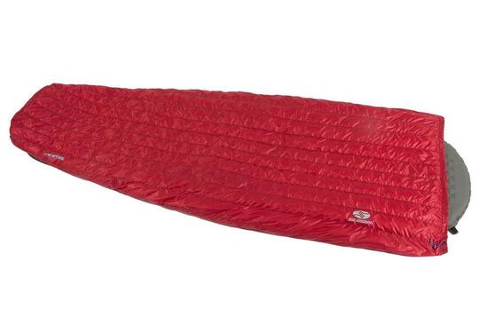 Slaapzak dekenmodel Minimis 290 Quilt 190 - Rood - volwassenen