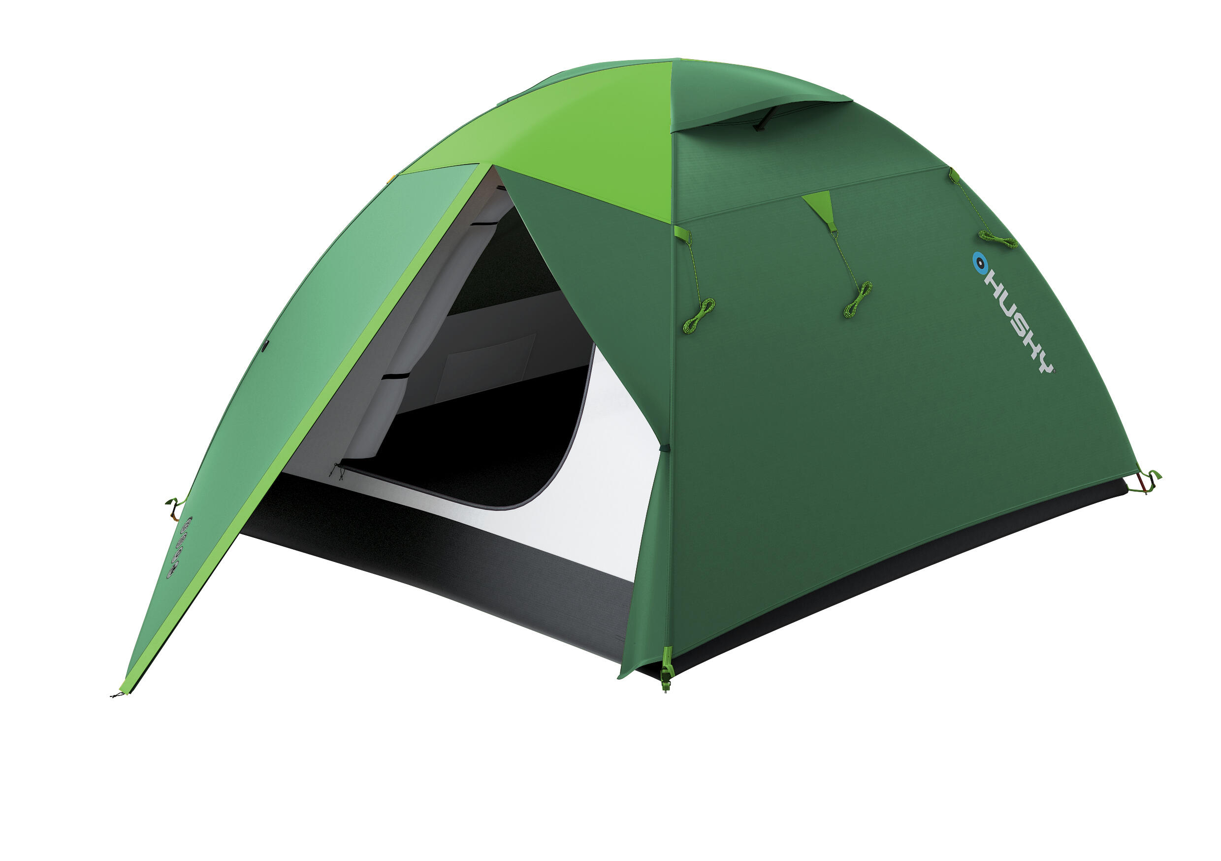 Husky Boyard 4 Plus Tent 4‑Person Green Waterproof Polyester HUSKY