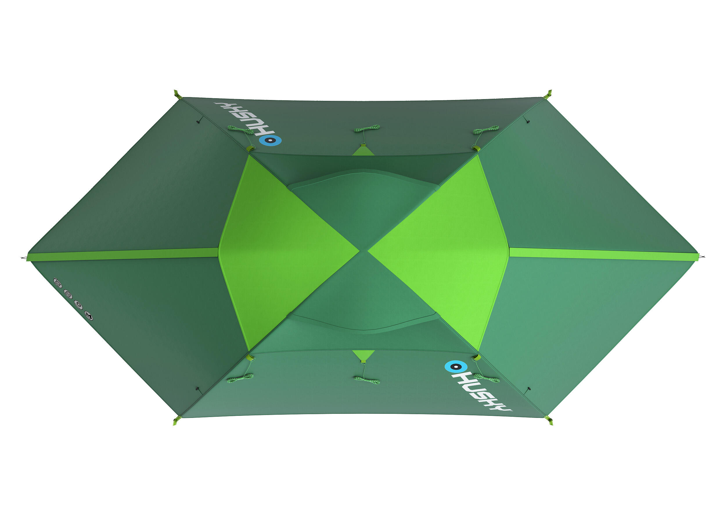 Husky Boyard 4 Plus Tent 4‑Person Green Waterproof Polyester HUSKY