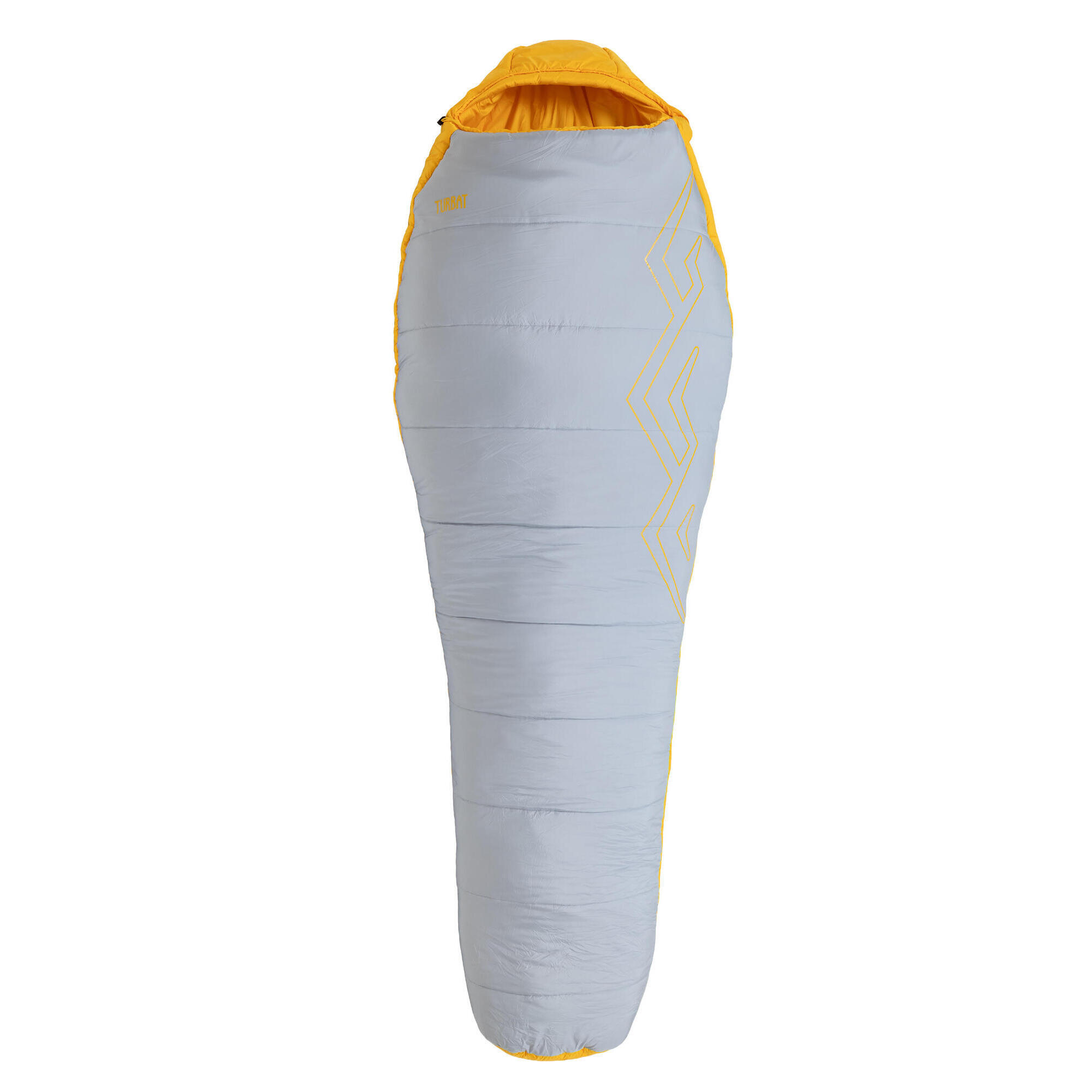 Turbat - Sac De Couchage Momie Tourer Gold Fusion - Bleu Aube -15°c - Jaune Pour Adultes - Sac De Couchage - Jaune - 185 Cm - Decathlon