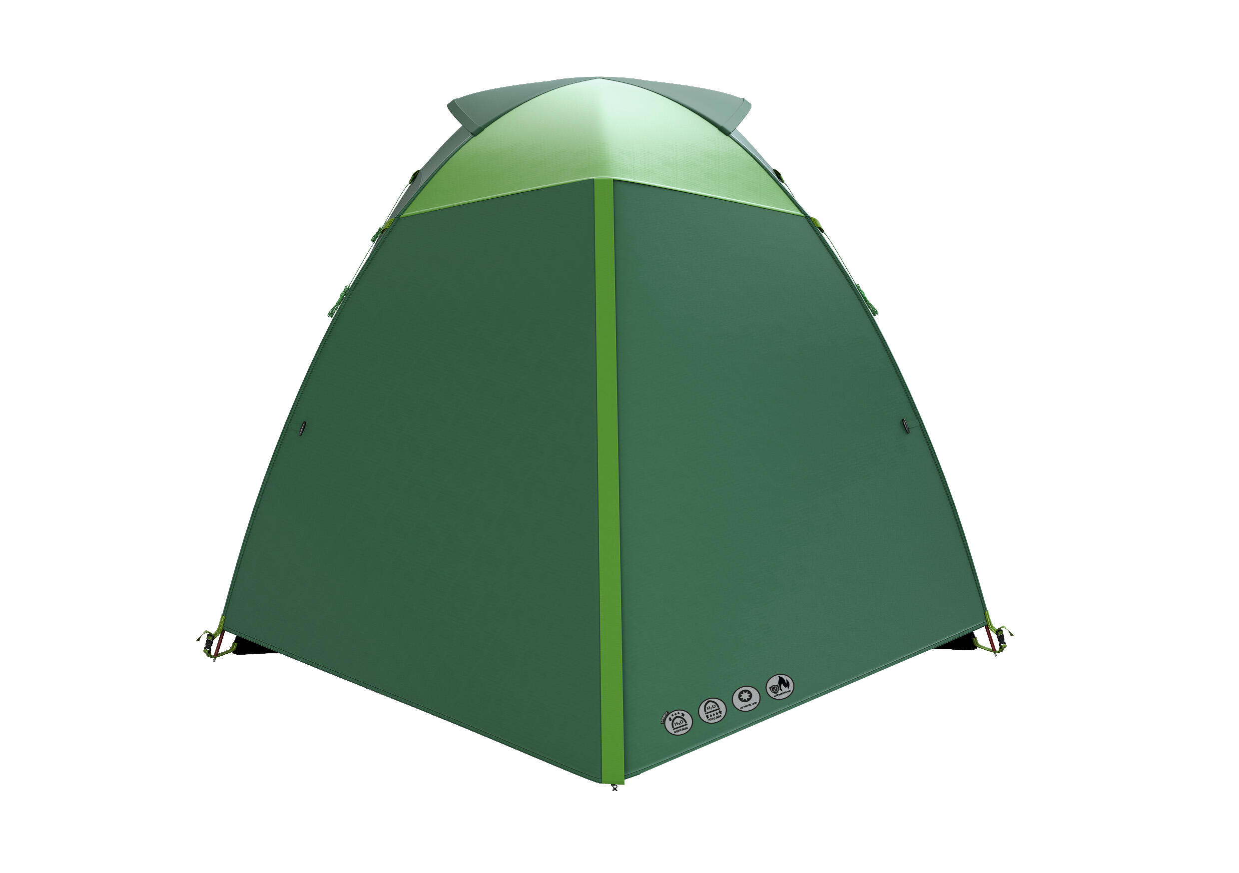 値下げ【レア物】 Husky Bright4 Tent - 4 Man Husky Boyard 4 Plus Tent 4‑Person Green Waterproof Polyester HUSKY