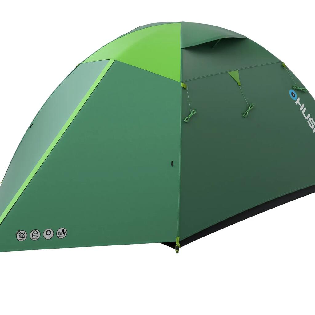 Husky Boyard 4 Plus Tent 4‑Person Green Waterproof Polyester