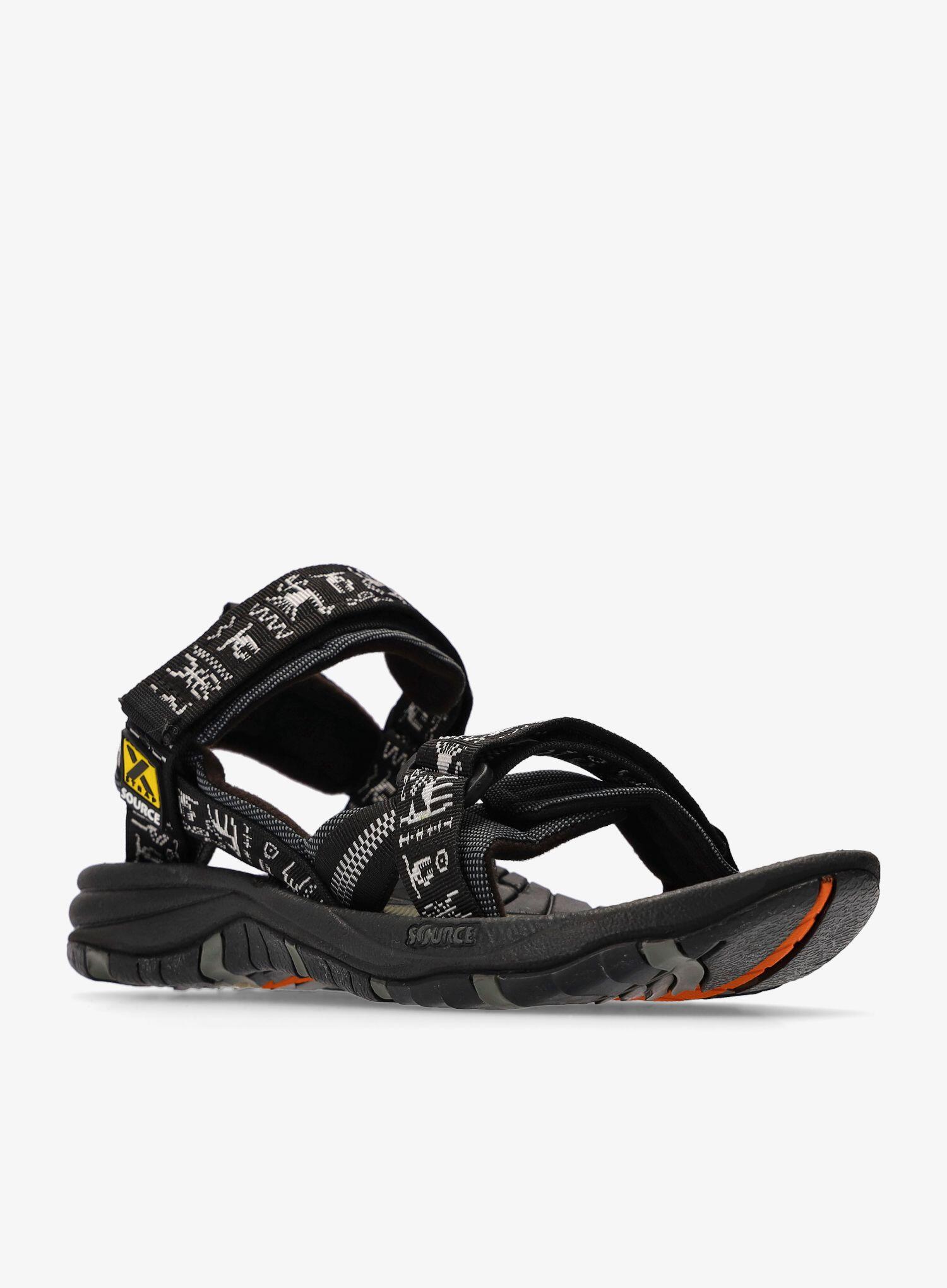 Sandalen voor heren Gobi Black Inca outdoor Zwart SOURCE