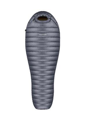 Mummyslaapzak loft 250 ebony 185l lichtgewicht dons -8°c - grijs - volwassenen