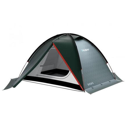 Tente HUSKY Falcon 2 personnes 4 saisons verte, polyester, aluminium