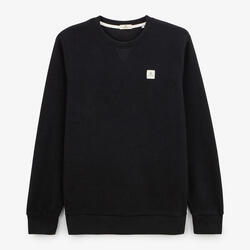 Sweat à col rond uni noir Play