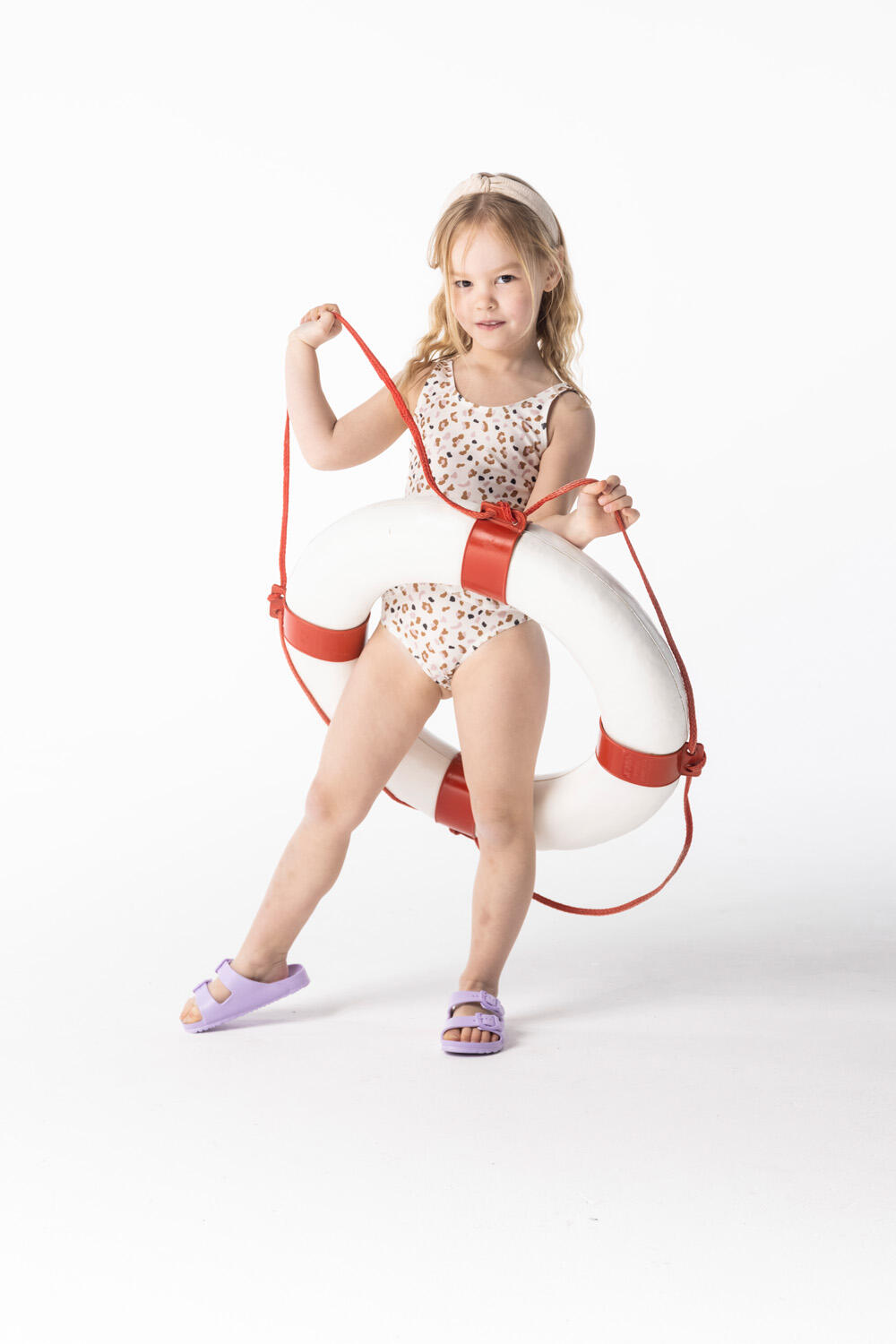 Maillot de bain Filles - Kaki - Leopard - 134/140 4/4