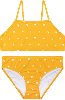 Swim Essentials UV-Bikini, für Mädchen orange Herzen Muster 1–12 Jahre 86/92