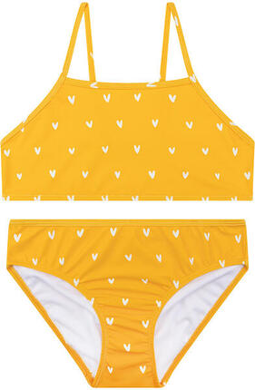 Swim Essentials UV-Bikini, für Mädchen orange Herzen Muster 1–12 Jahre 86/92