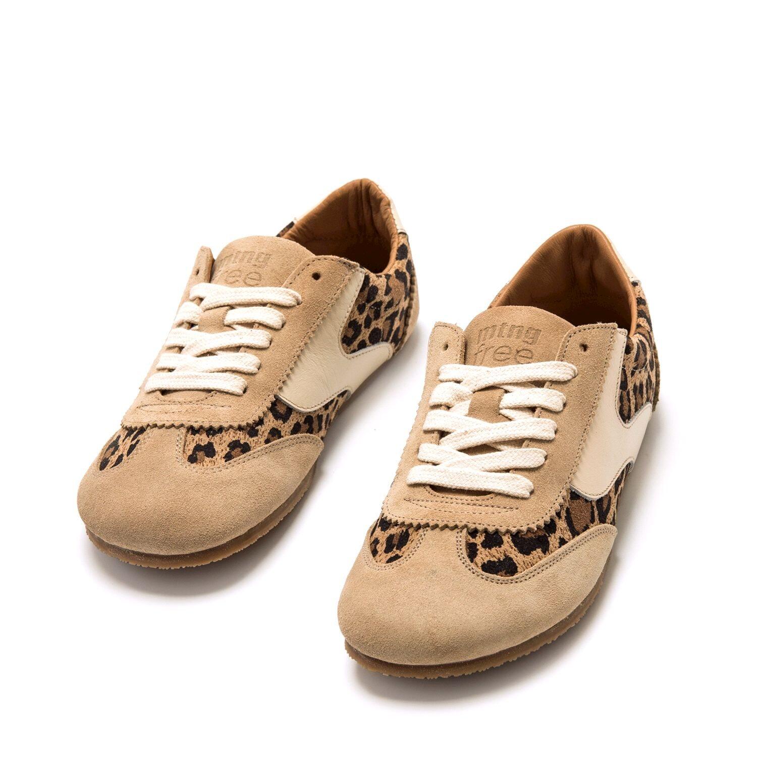 Sneakers barefoot Donna MTNG Free-mia Beige 6/7