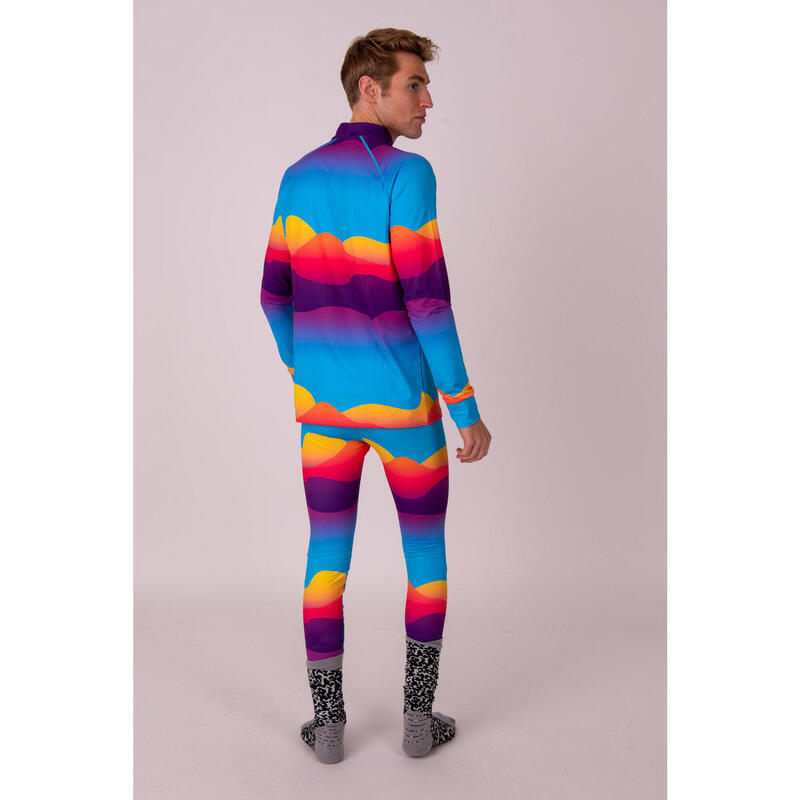 Mambo Sunset Mens Baselayer Top