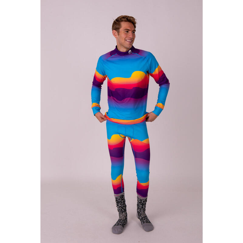Mambo Sunset Mens Baselayer Top