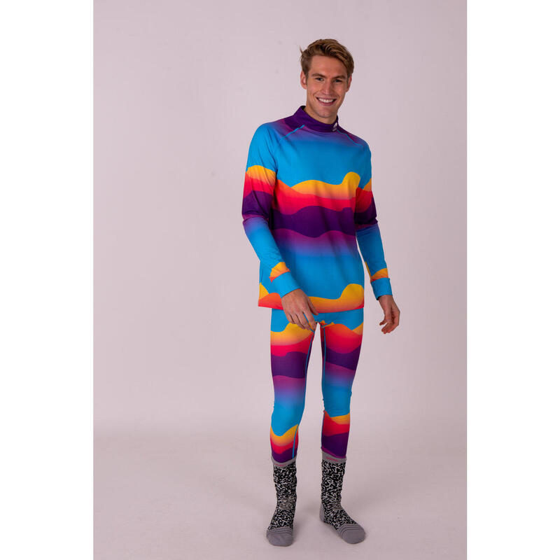 Mambo Sunset Mens Baselayer Top