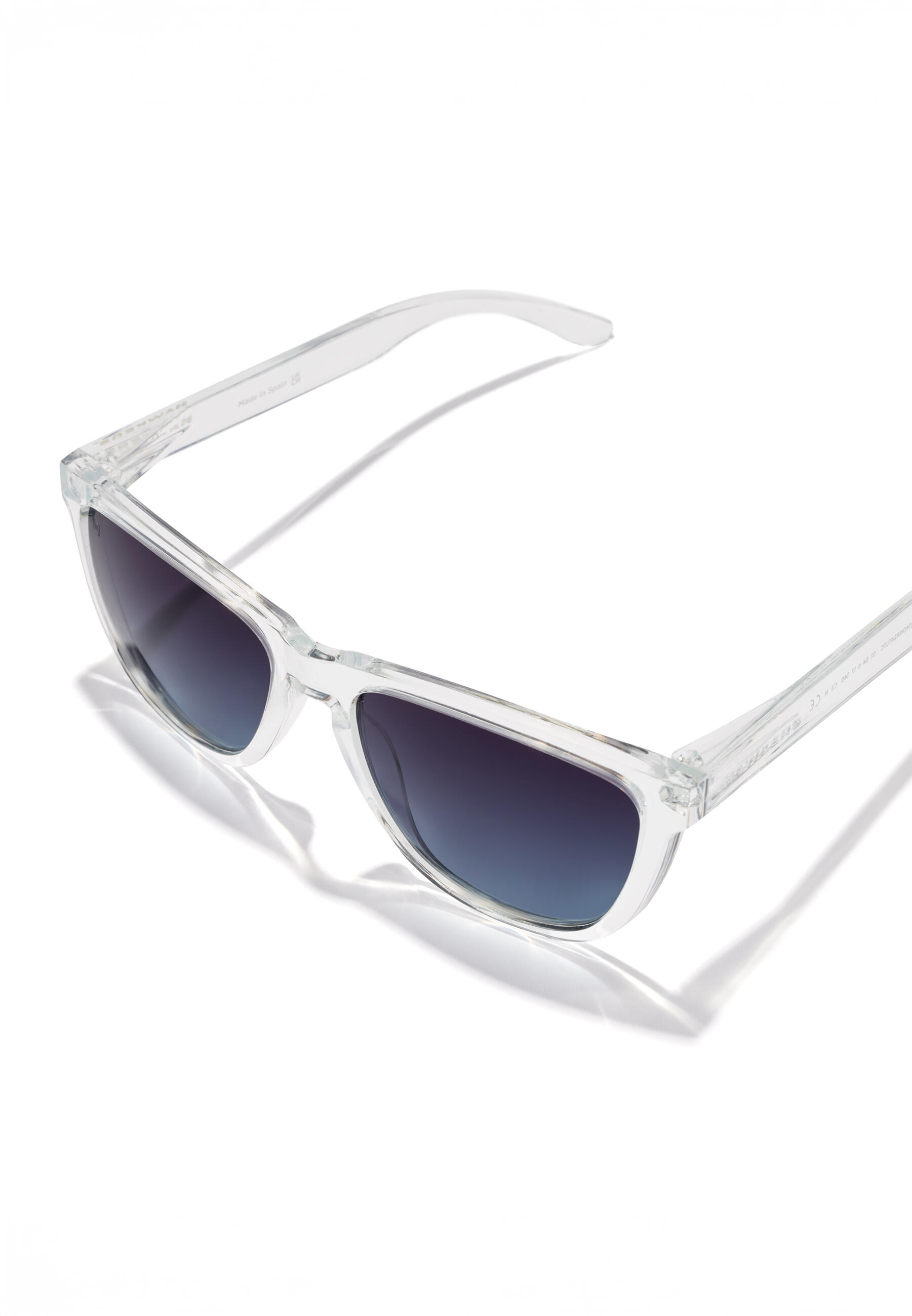 HAWKERS - Lunettes de soleil pour Homme et Femme -  ONE RAW - TRANSPARENT INDIGO 3/6