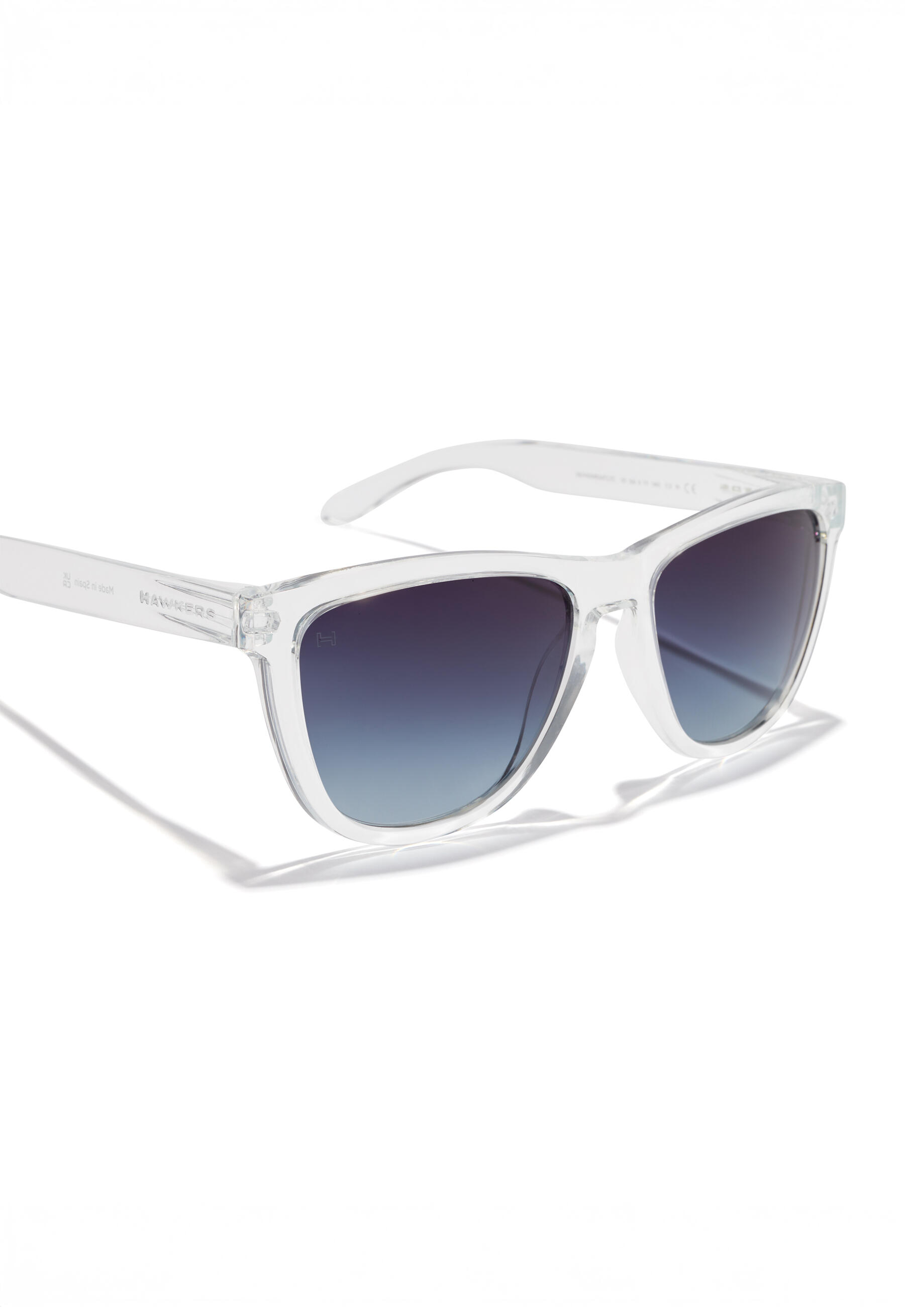 HAWKERS - Lunettes de soleil pour Homme et Femme -  ONE RAW - TRANSPARENT INDIGO 4/6
