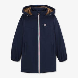 Parka garçon doublure polaire déperlante bleu dark navy Stormer