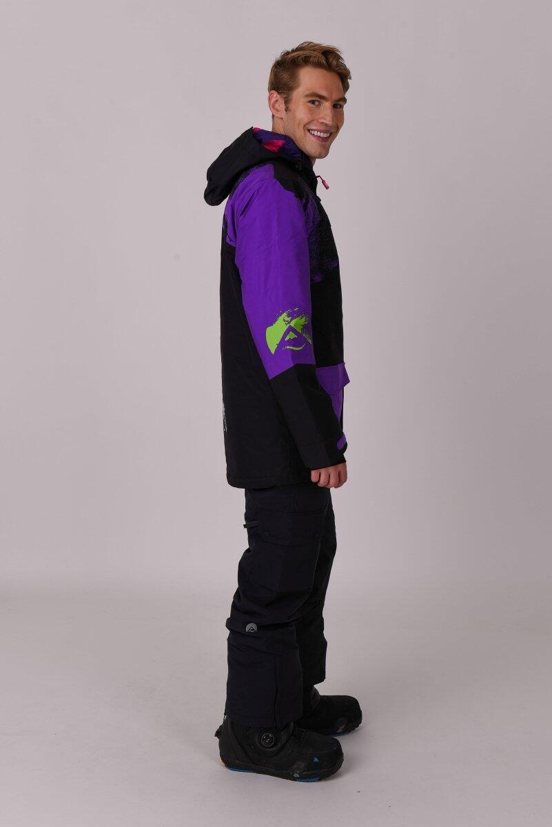 Afterparty Jacket Black & Purple Men's 6/7