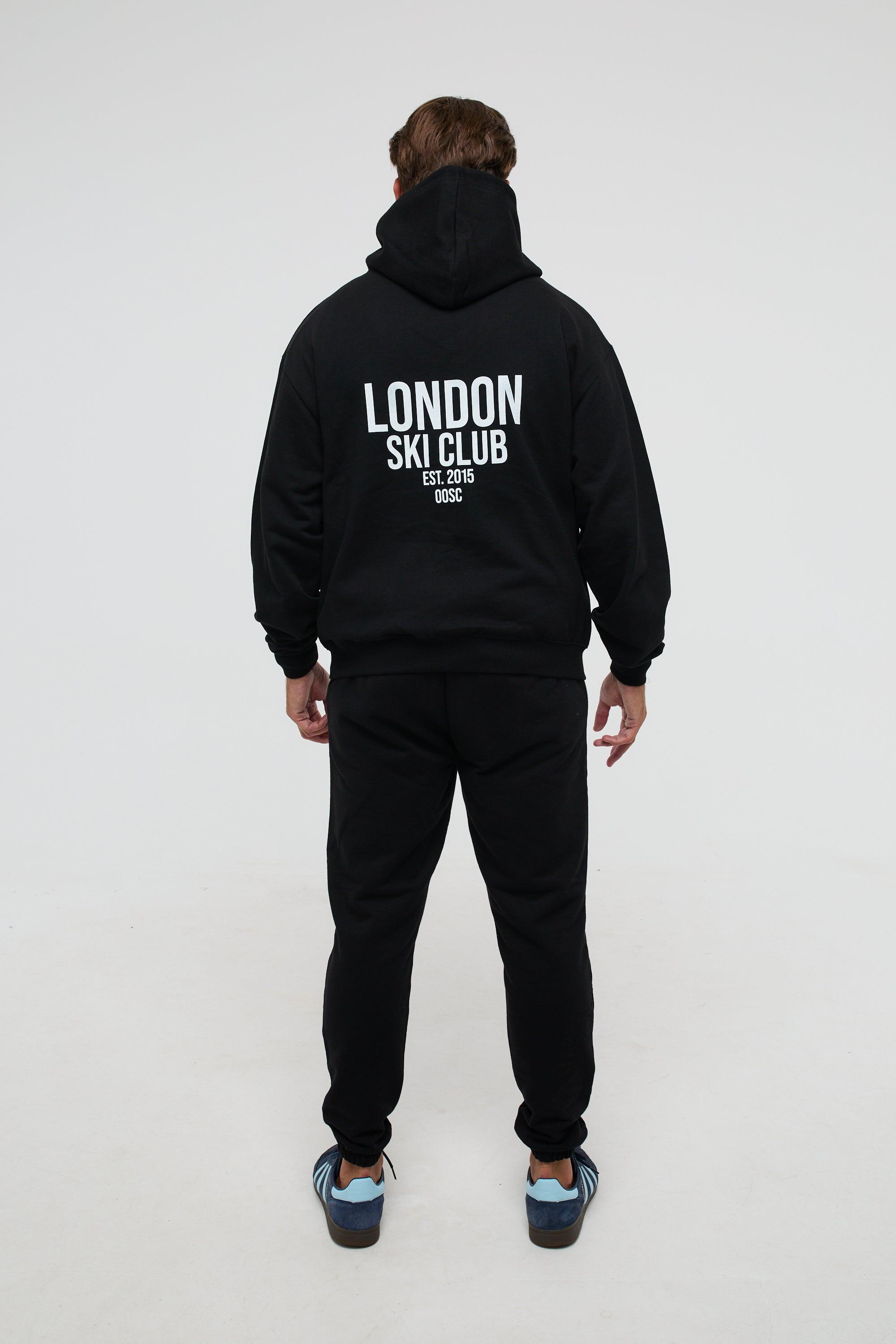 Blackskies Acid Wash Men's Hoodie - Oversized Fleece Pullover With Zipper & Belly Pockets