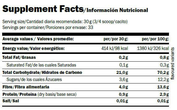 Amix Sweet Potato Clean Carbs 1 Kg 4/5