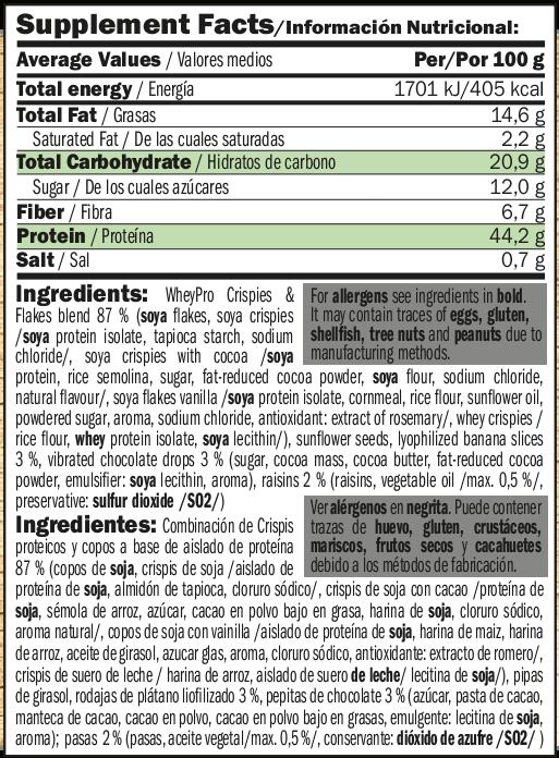 Protein müsli - 500g Chocolat Banane de Amix Nutrition 2/3