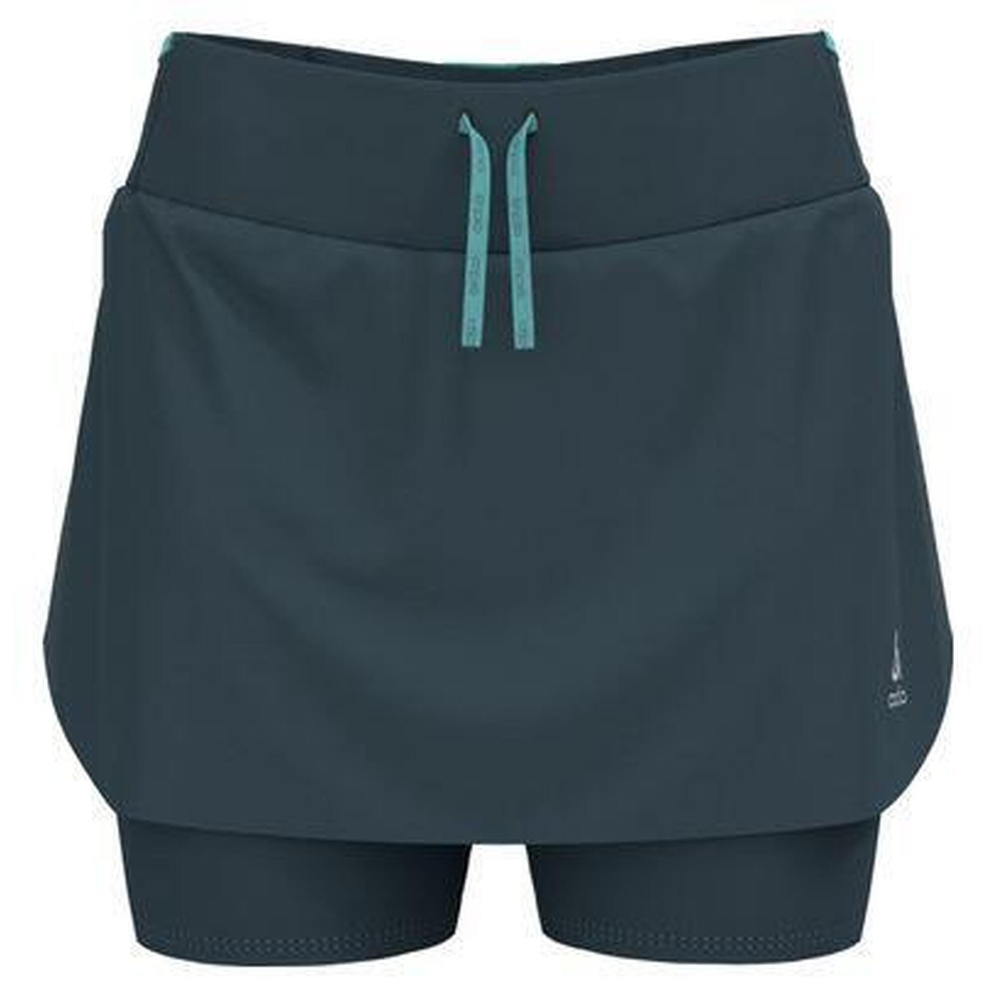 Odlo - Jupe De Trail Running Odlo X-alp Gris Femme - Jupe - Bleu - Decathlon
