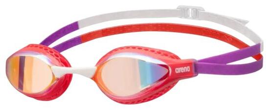 Lunettes de natation verres miroirs Arena Air Speed Mirror Jaune/Corail