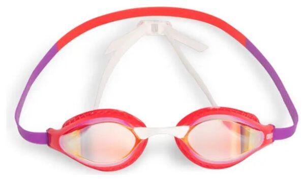 Lunettes de natation verres miroirs Arena Air Speed Mirror Jaune/Corail 4/7