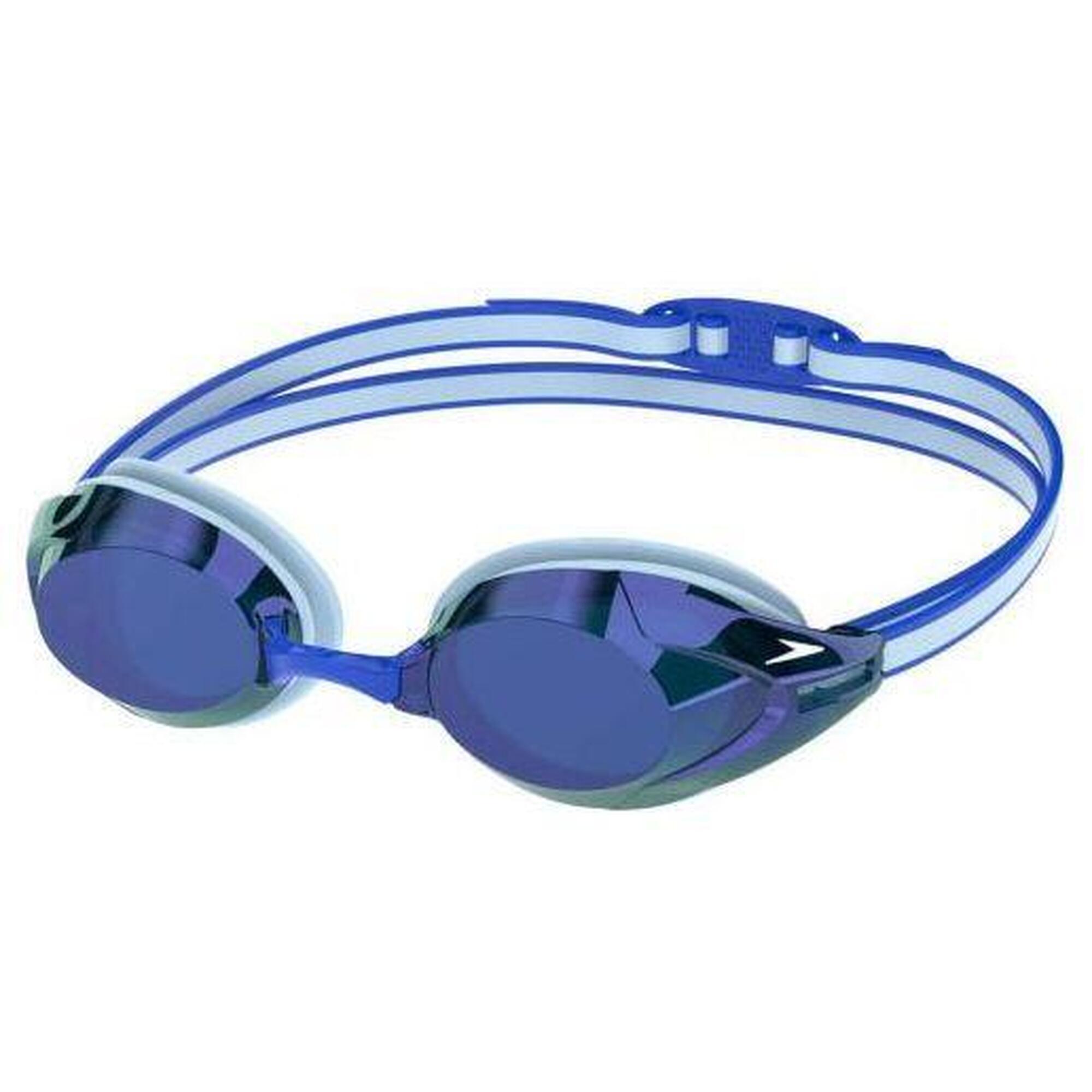 Speedo - Lunette De Piscine Speedo Vanquisher 3.0 Mirrored Bleu Ciel Hawaïen/ Iris Mirror - Lunettes De Natation - Bleu - Taille Unique - Decathlon