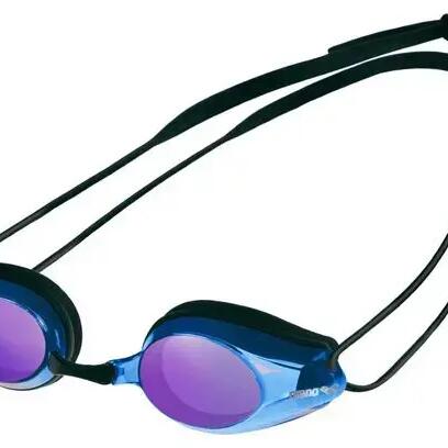 ARENA Tracks Mirrored Racing Goggles (Black/Blue)