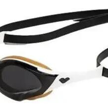 ARENA Cobra Edge Swipe Racing Goggles - Smoke/White/Gold