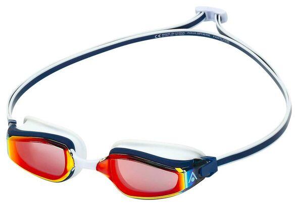 Aquasphere Fastlane Swim Goggles Blue/Red 2/5