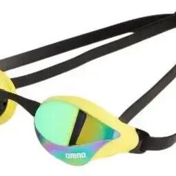 Swimming Goggles Arena Cobra Core Swipe Mirror Yellow / Black