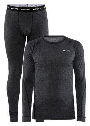 Craft Core Wool Merino Baselayer Set Black 1/7