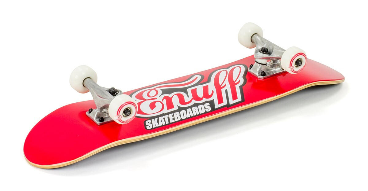 Skate Enuff Logo classique 7.75" x 31.5" rouge 4/4