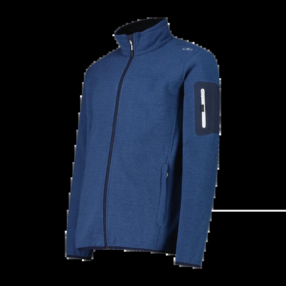 Fleece - outdoor - heren - jacquard, warm, compact - BlueStone 2/6
