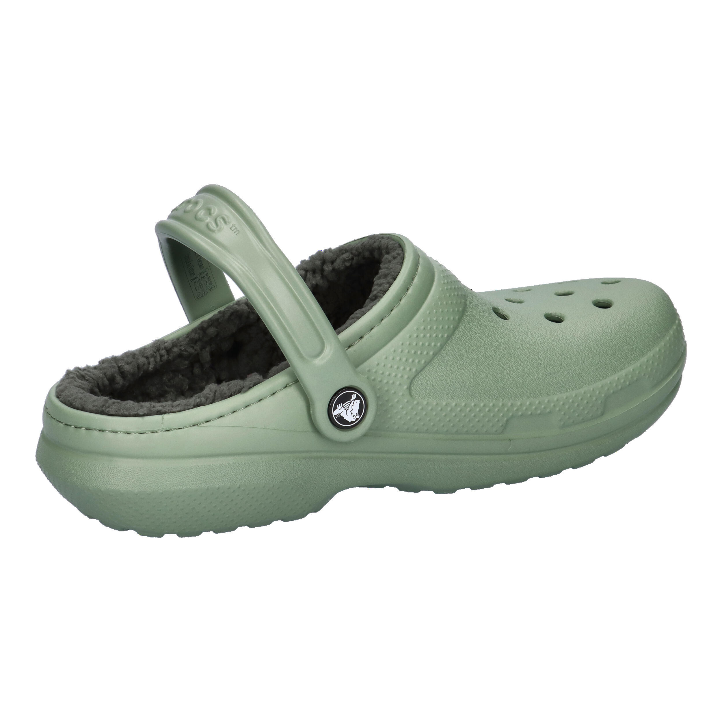 Sandały CROCS CLASSIC LINED CLOG Zielony 7/7