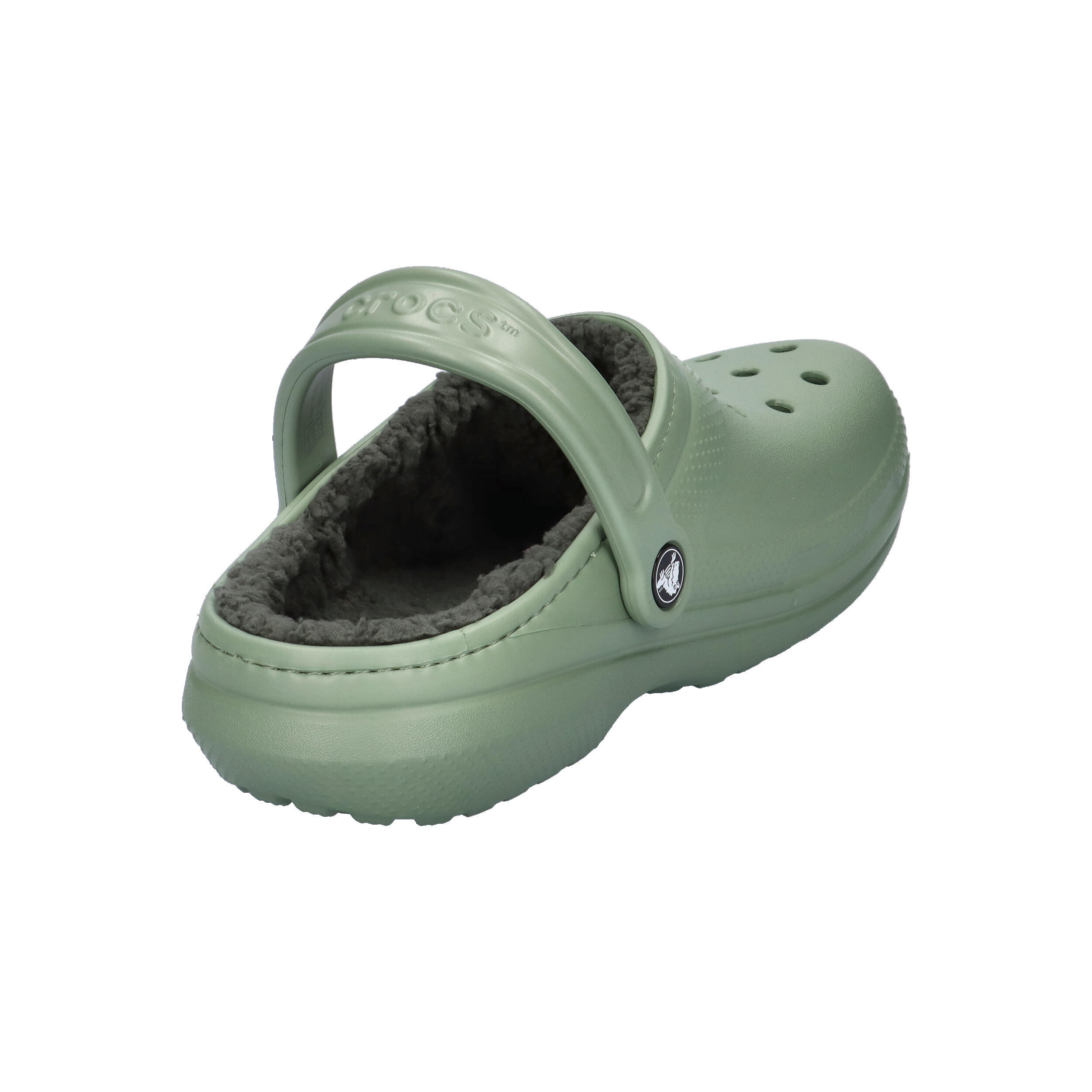 Sandały CROCS CLASSIC LINED CLOG Zielony 6/7